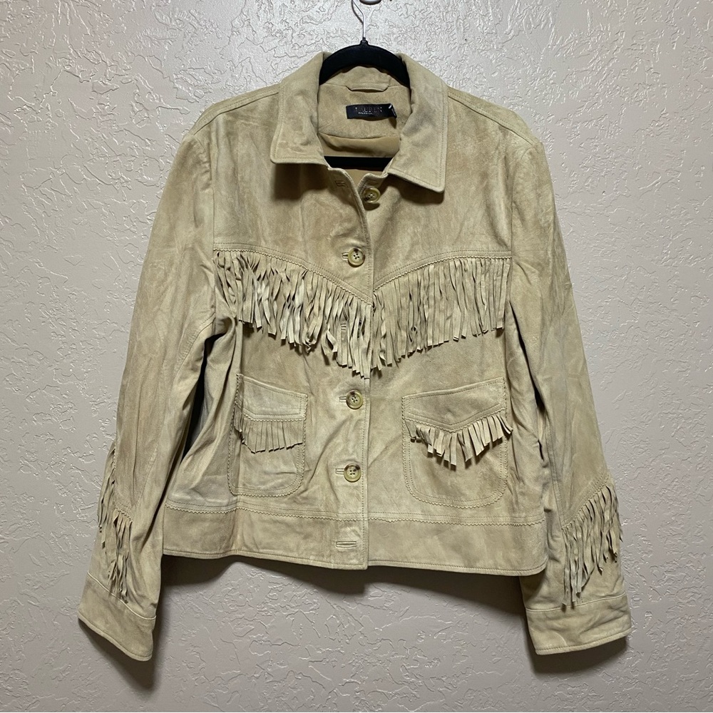 Lauren Ralph Lauren Western goat Suede Jacket - Picture 3 of 10